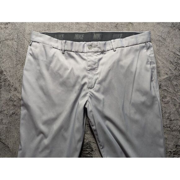 Nike Golf Standard Fit Pants Men's Size 38x32 Gray - Picture 3 of 16